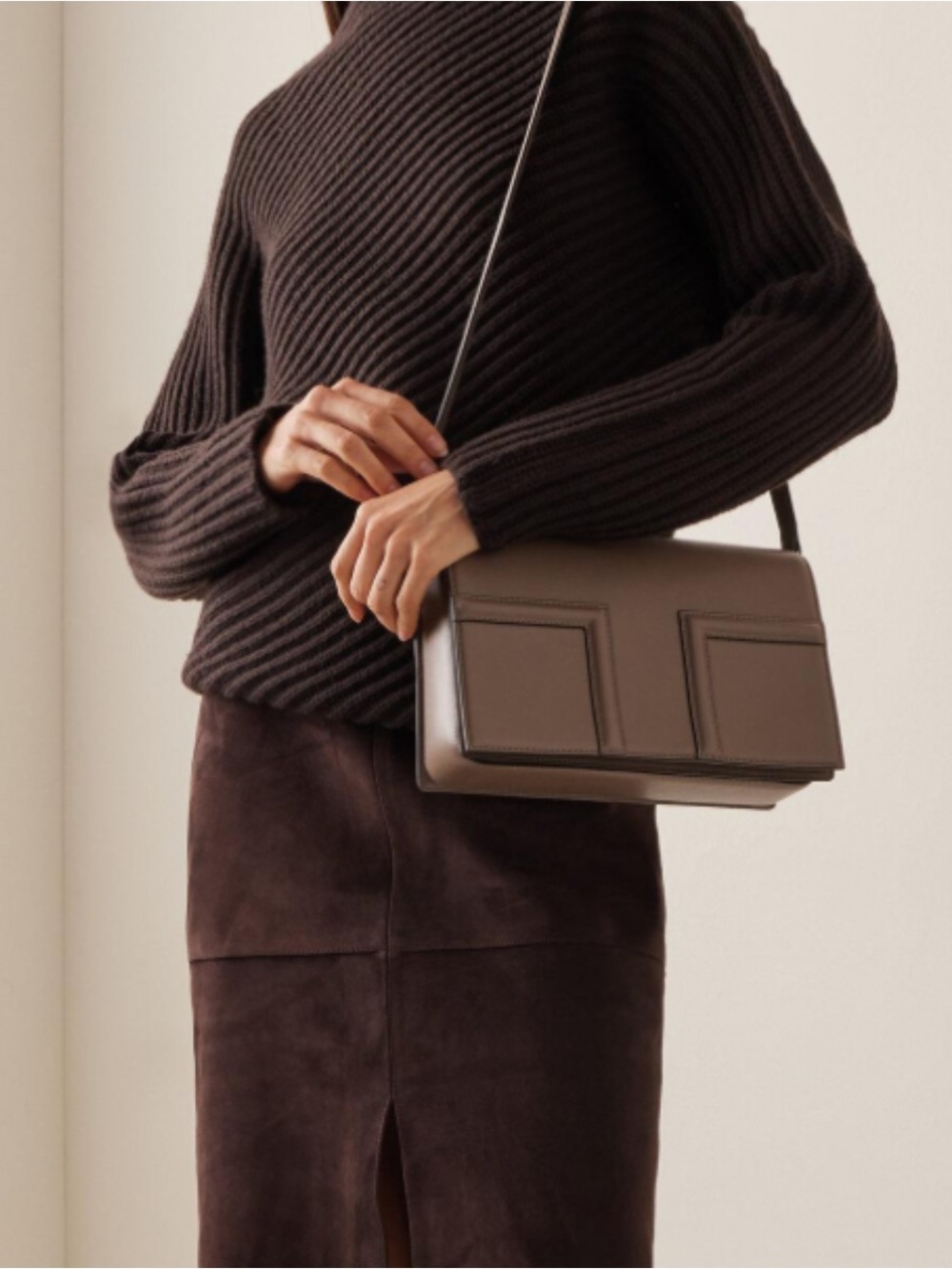 Toteme T Flap in smooth Leather